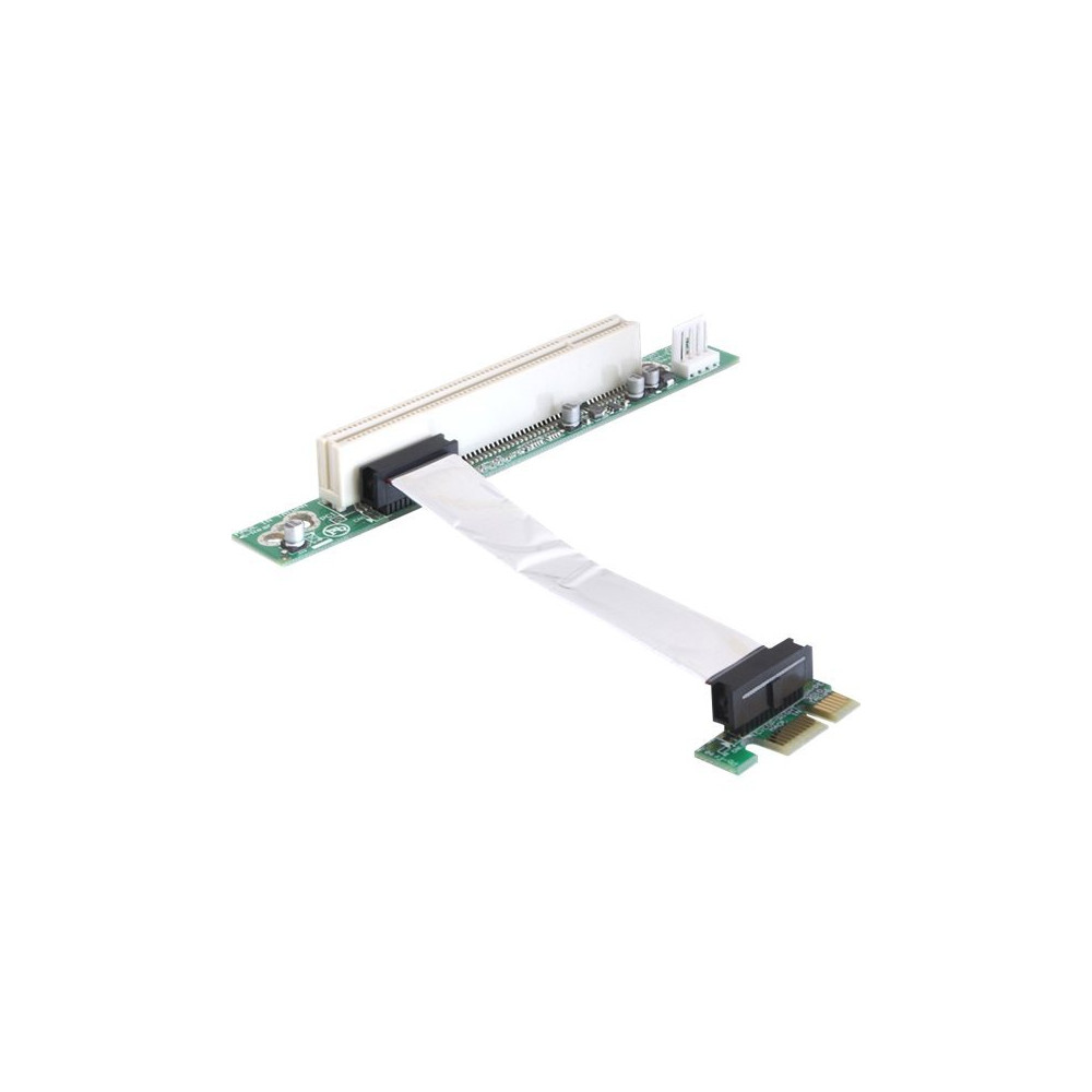 Delock Riser card PCI Express x1 > PCI 32Bit 5 V with flexible cable - kort för stigare
