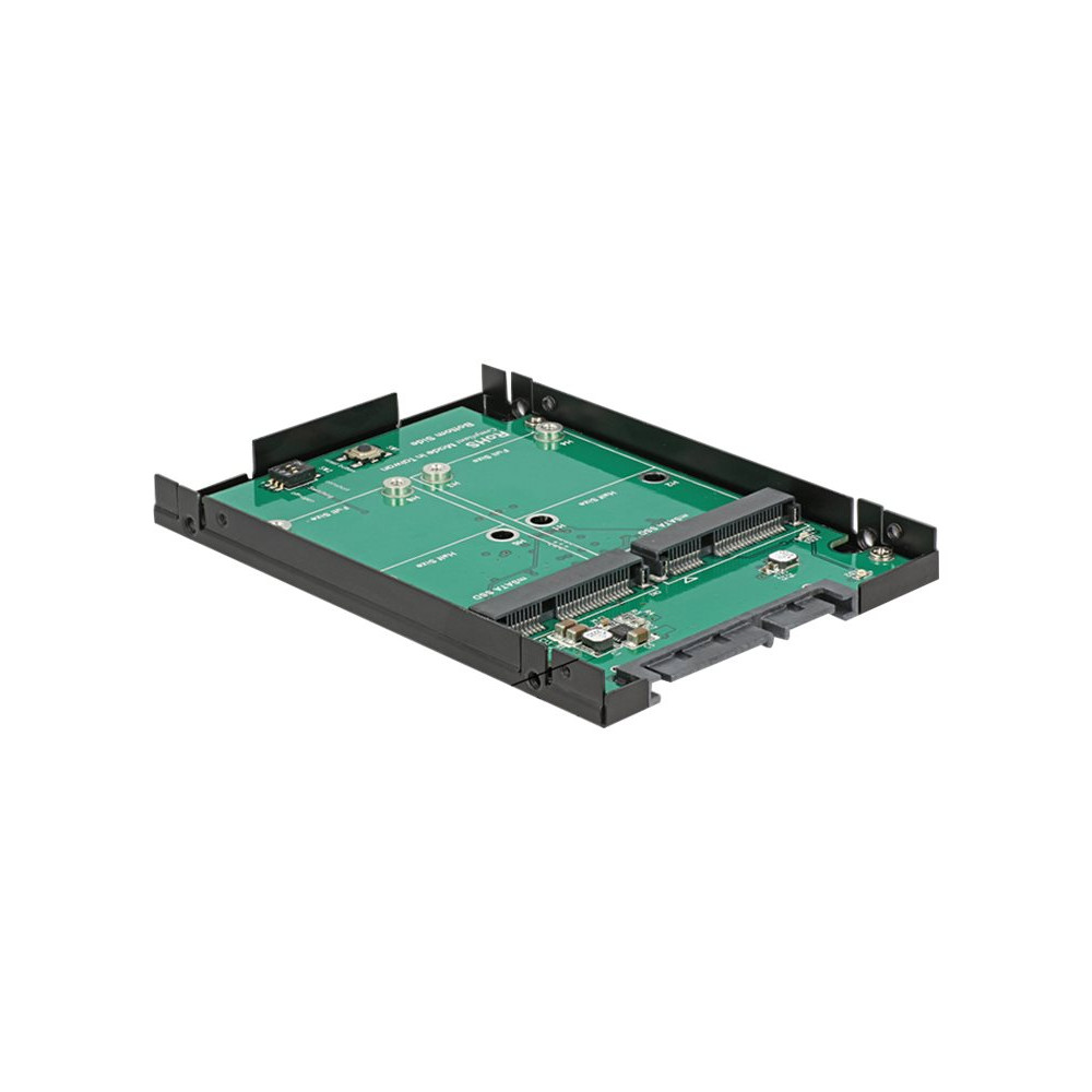 Delock - kontrollerkort (RAID) - mSATA - SATA 6Gb/s