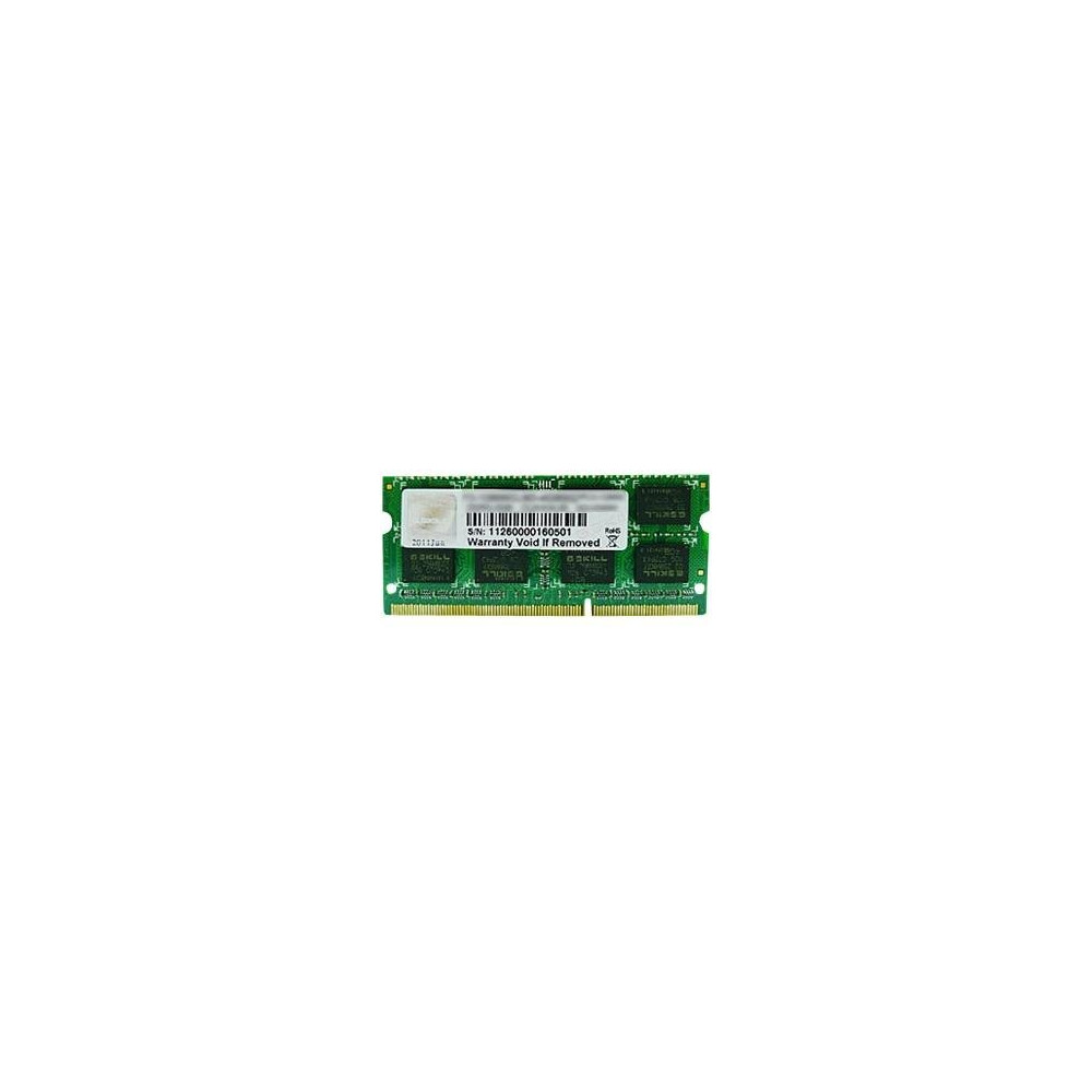 G.Skill SQ Series - DDR3 - modul - 4 GB - SO DIMM 204-pin - 1600 MHz / PC3-12800 - ej buffrad