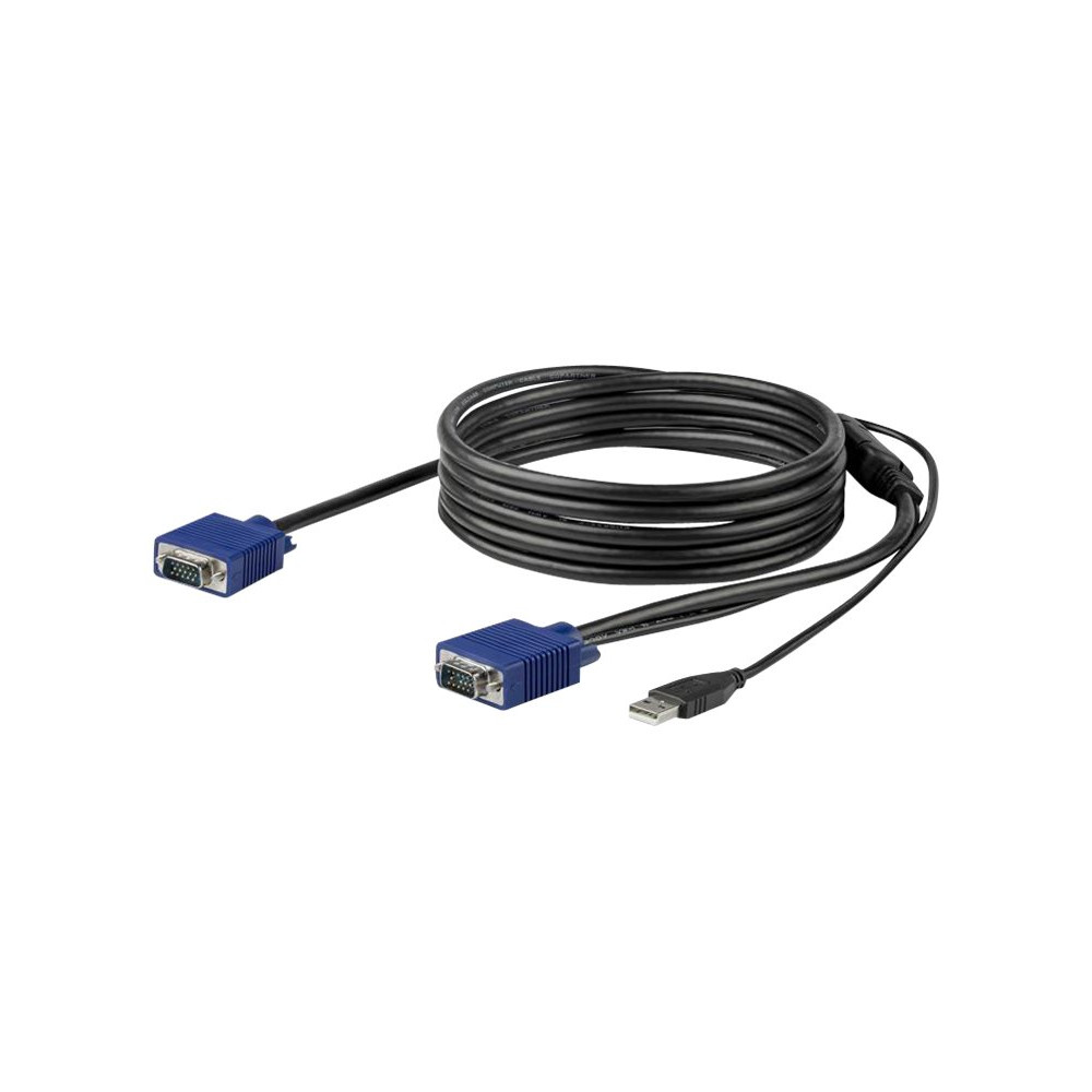 StarTech.com 10 ft. (3 m) USB KVM Cable for StarTech.com Rackmount Consoles - VGA and USB KVM Console Cable (RKCONSUV10)...