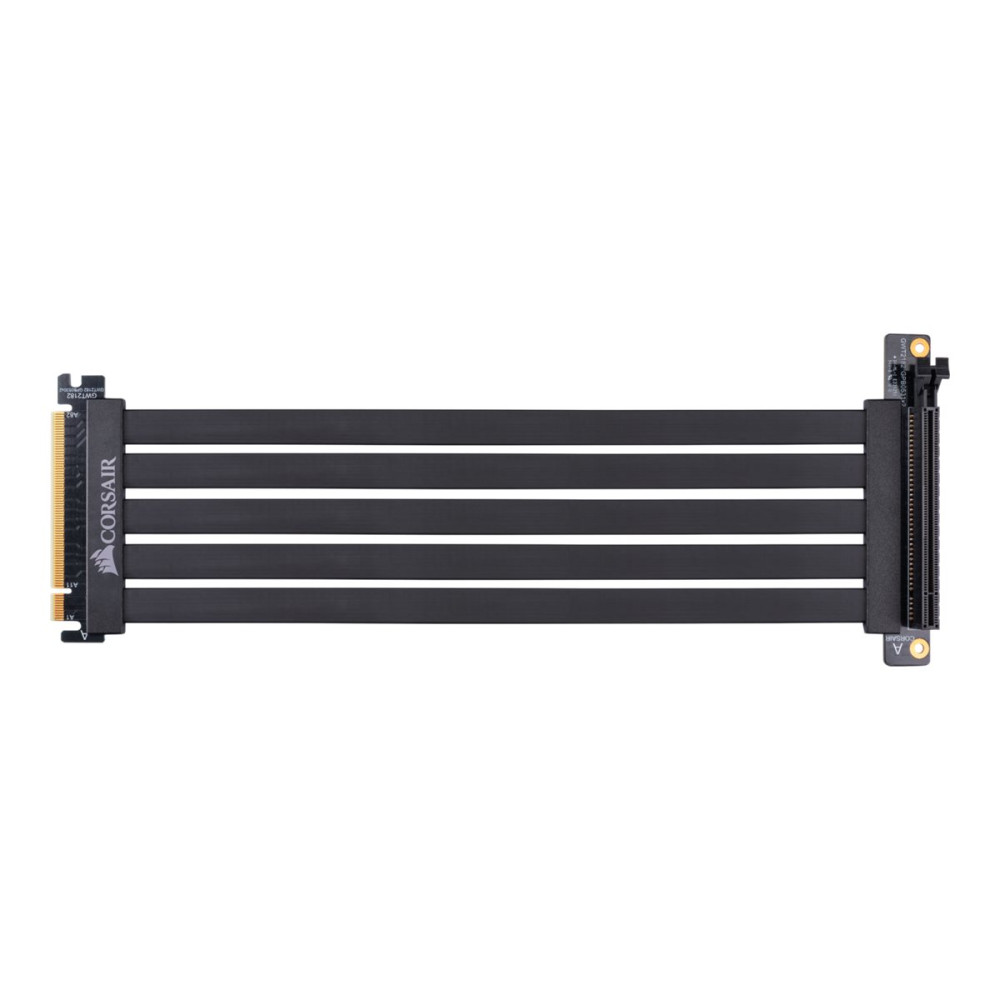 CORSAIR Premium PCIe 3.0 x16 Extension Cable - PCI Express x16-kabel - 164 pin PCI Express till 164 pin PCI Express - 30...