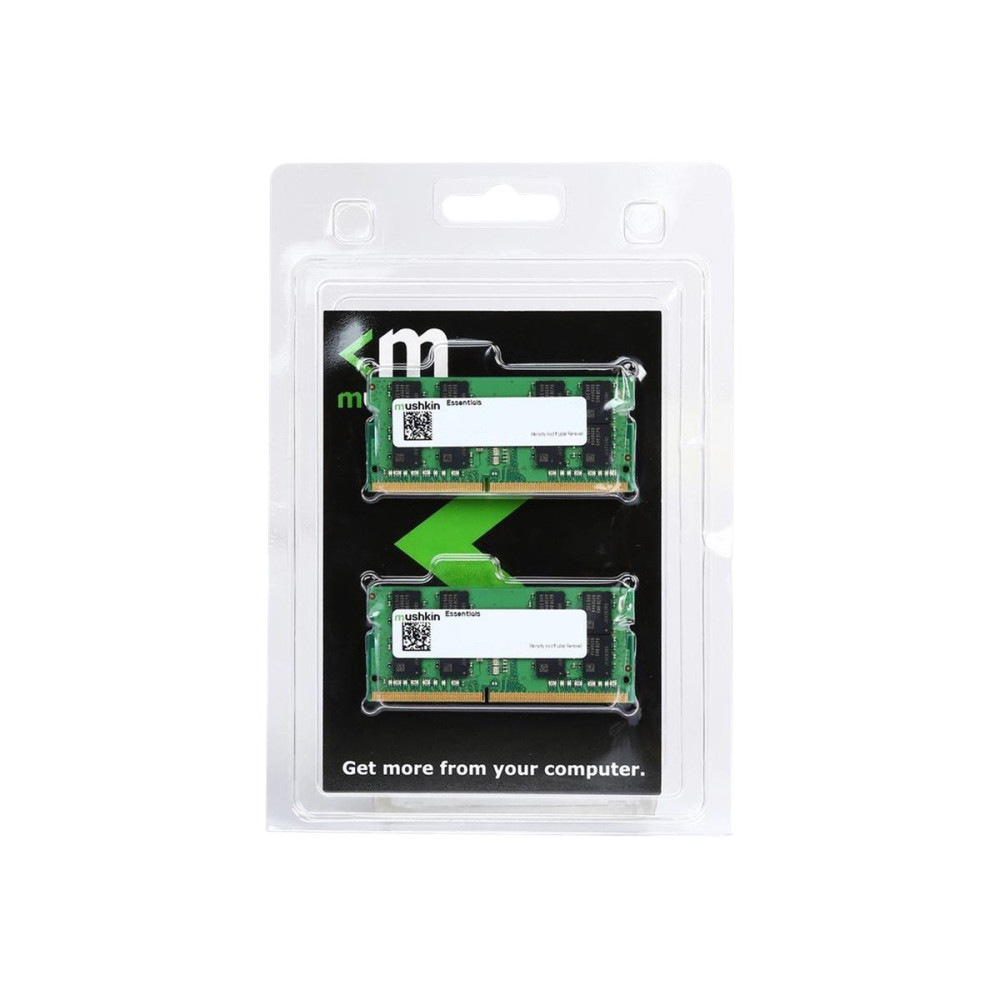 Mushkin Essentials - DDR4 - sats - 16 GB: 2 x 8 GB - SO DIMM 260-pin - 3200 MHz / PC4-25600 - ej buffrad