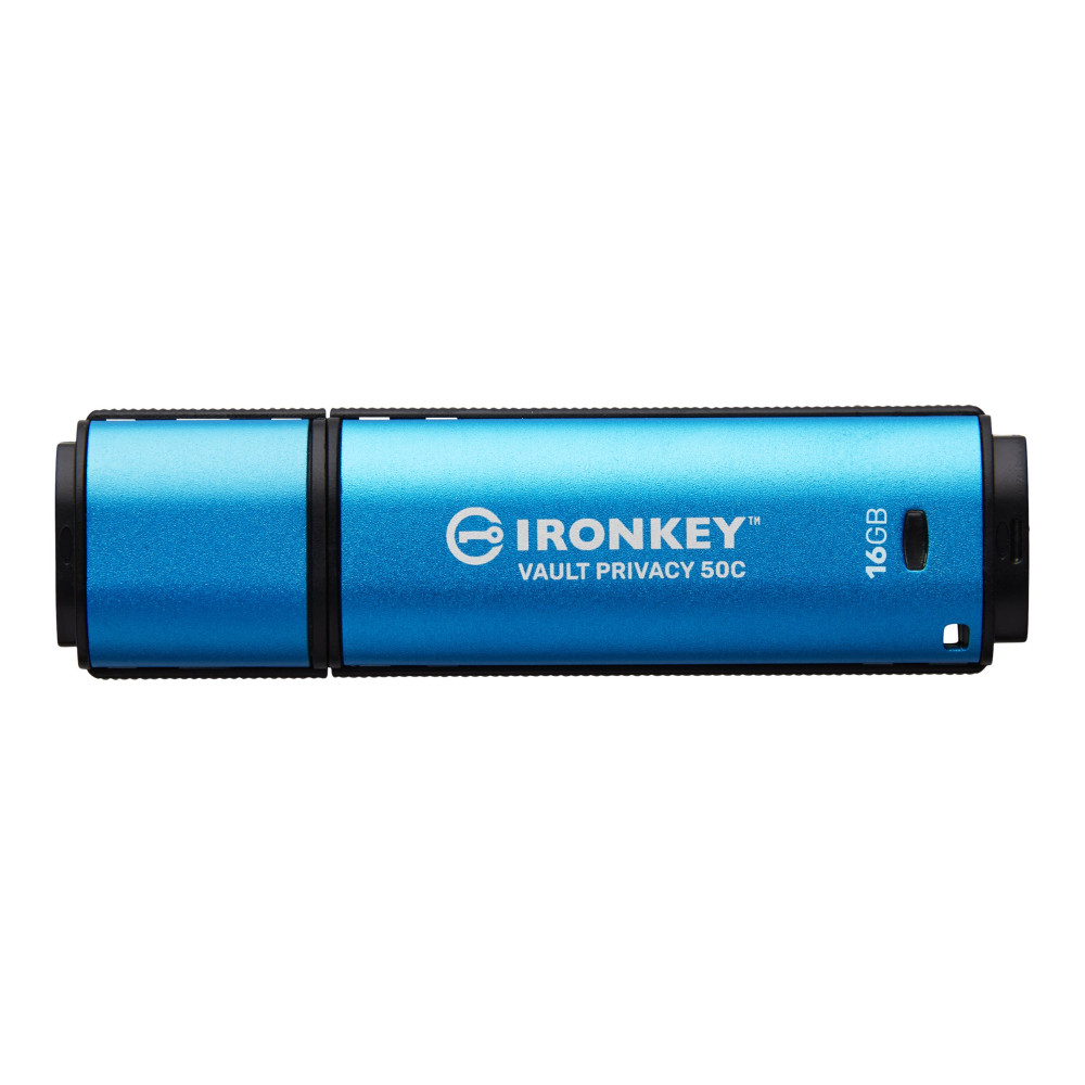 Kingston IronKey Vault Privacy 50C - USB flash-enhet - 16 GB - TAA-kompatibel