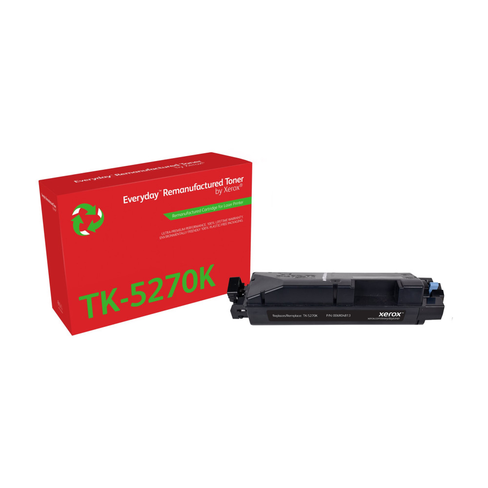 Everyday - svart - kompatibel - återanvänd - tonerkassett (alternativ för: Kyocera TK-5270K) - Green World Alliance retu...