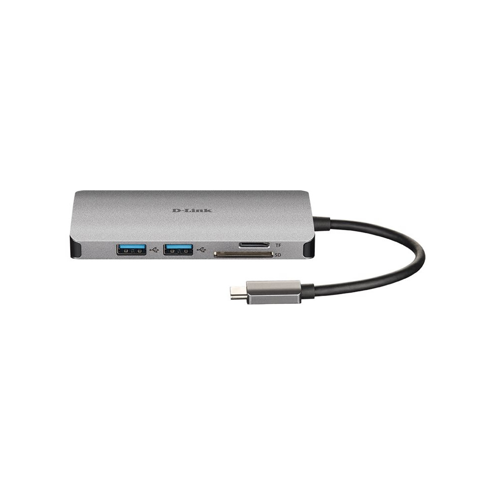 D-Link DUB-M810 - dockningsstation - USB-C / Thunderbolt 3 - HDMI - 1GbE