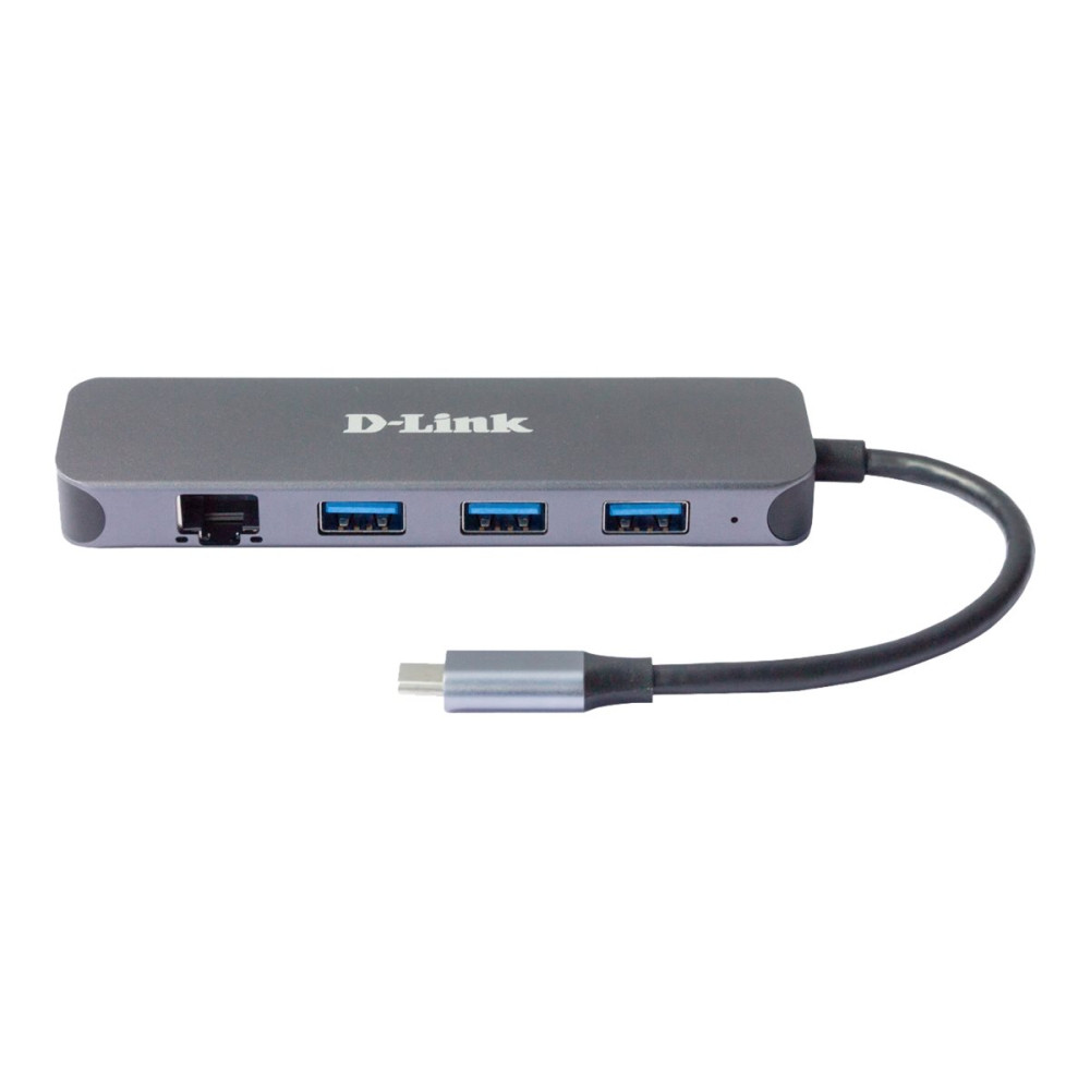 D-Link DUB-2334 - dockningsstation - USB-C - HDMI - 1GbE