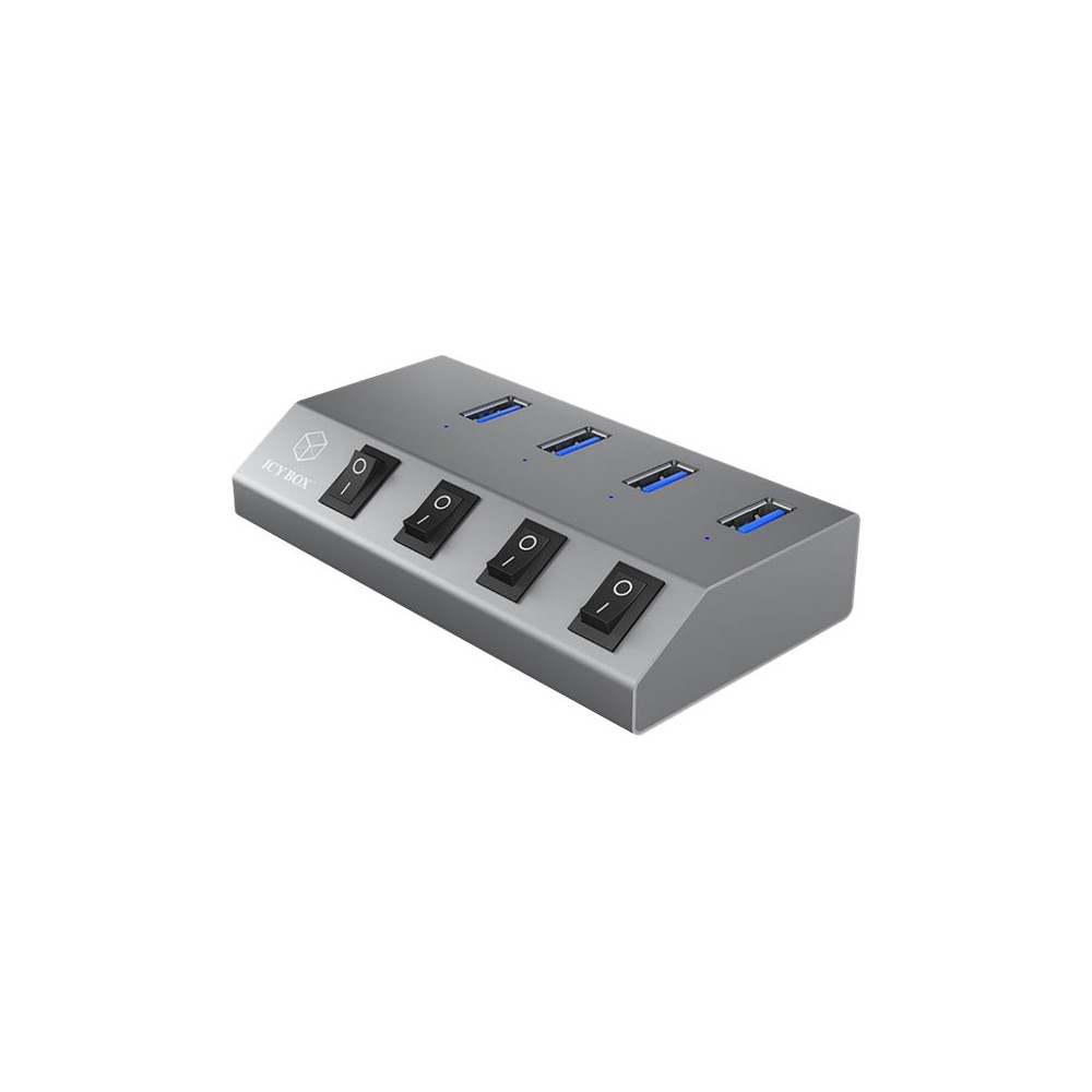 ICY BOX IB-HUB1405 - hubb - 4 portar
