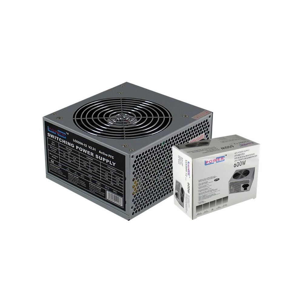 LC Power Office LC600H-12 V2.31 - nätaggregat - 600 Watt