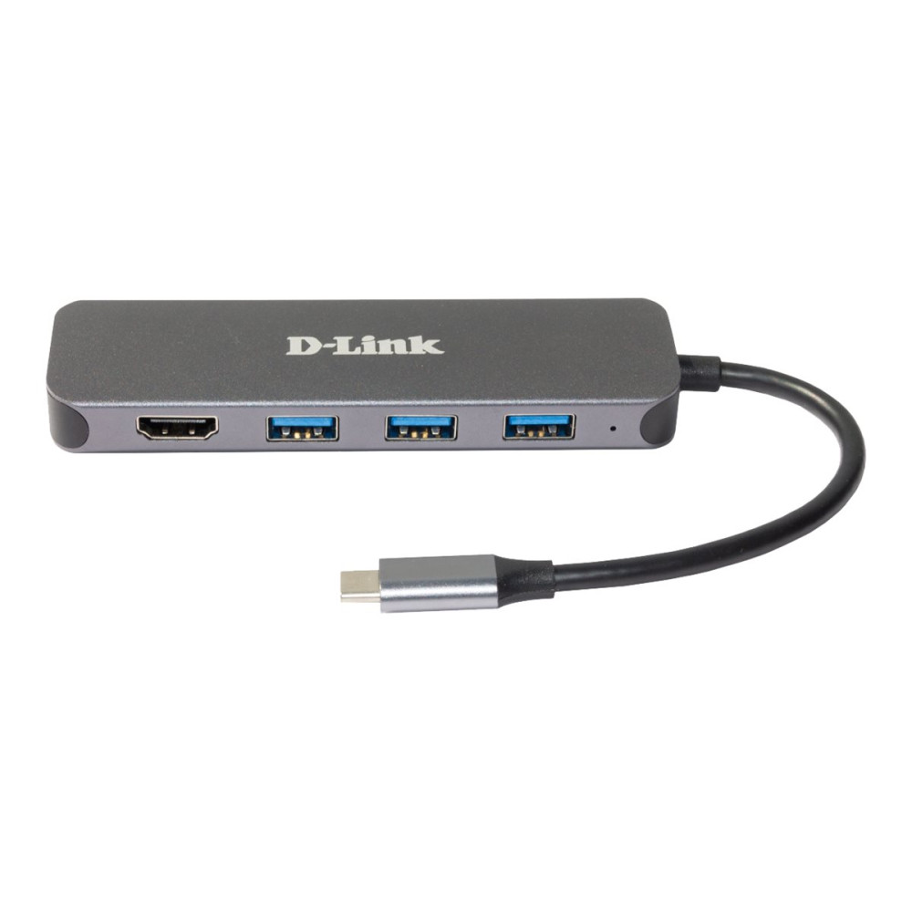 D-Link DUB-2333 - dockningsstation - USB-C / Thunderbolt 3 - HDMI