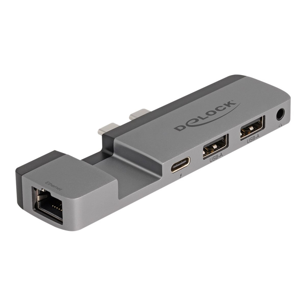 Delock - dockningsstation - USB-C / Thunderbolt 4 - Thunderbolt - 1GbE