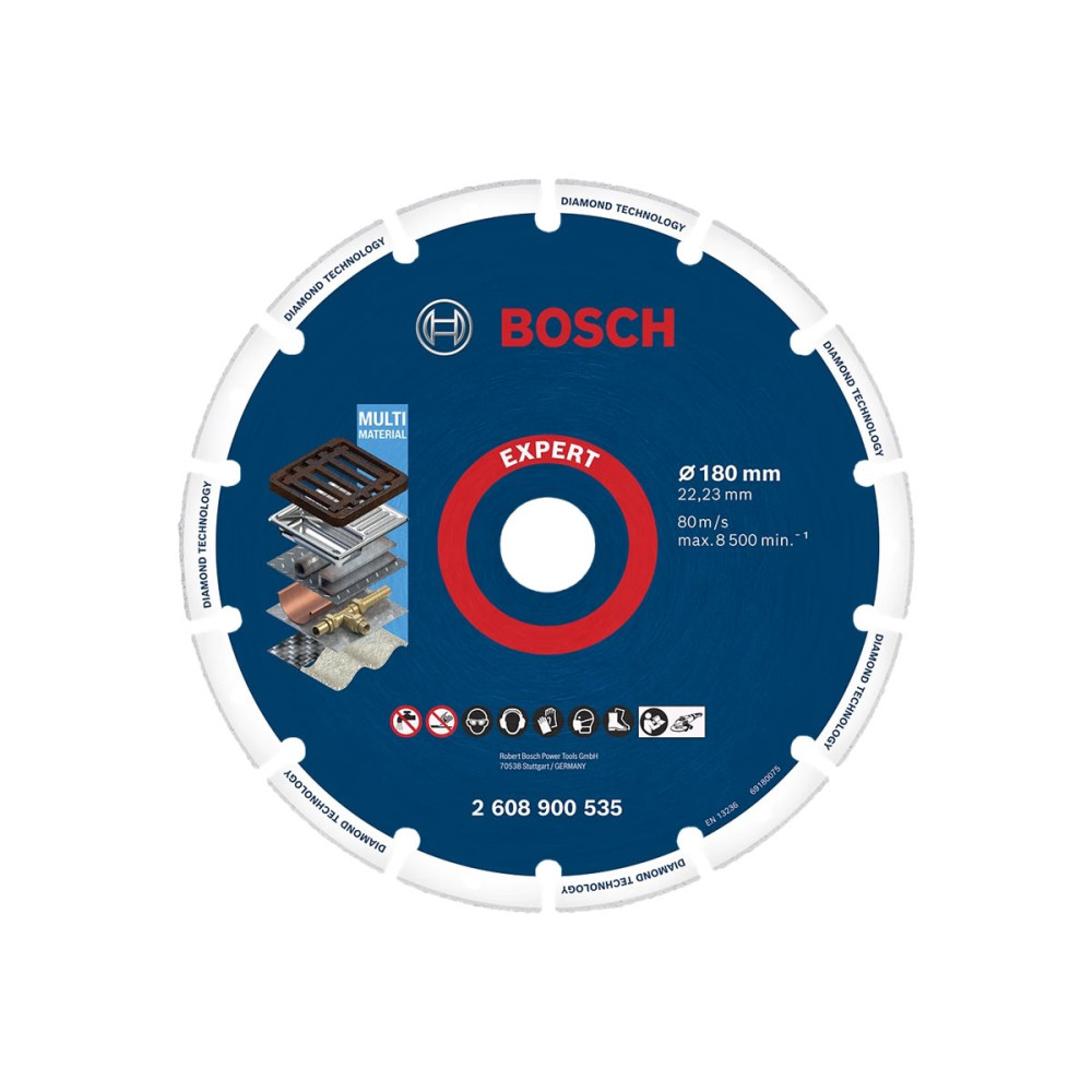 Bosch Expert skärskiva i diamant - för rostfritt stål, icke-järnhaltig metall, stål, gjutjärn, carbon fiber reinforced p...