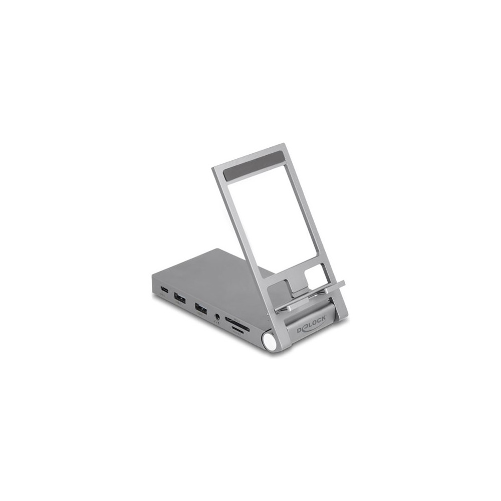Delock - dockingstation + bärbar dator/tabellställ - USB-C / Thunderbolt 3 - HDMI