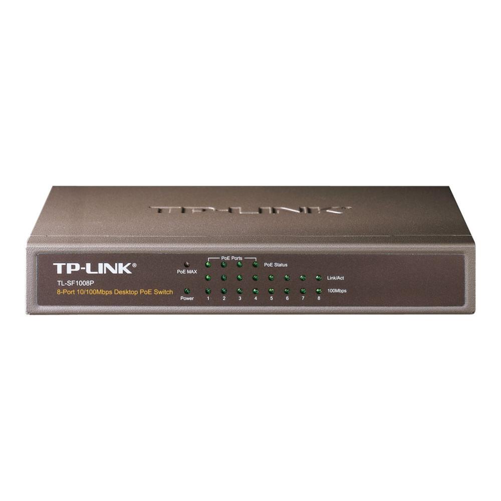 TP-Link TL-SF1008P - switch - 8 portar