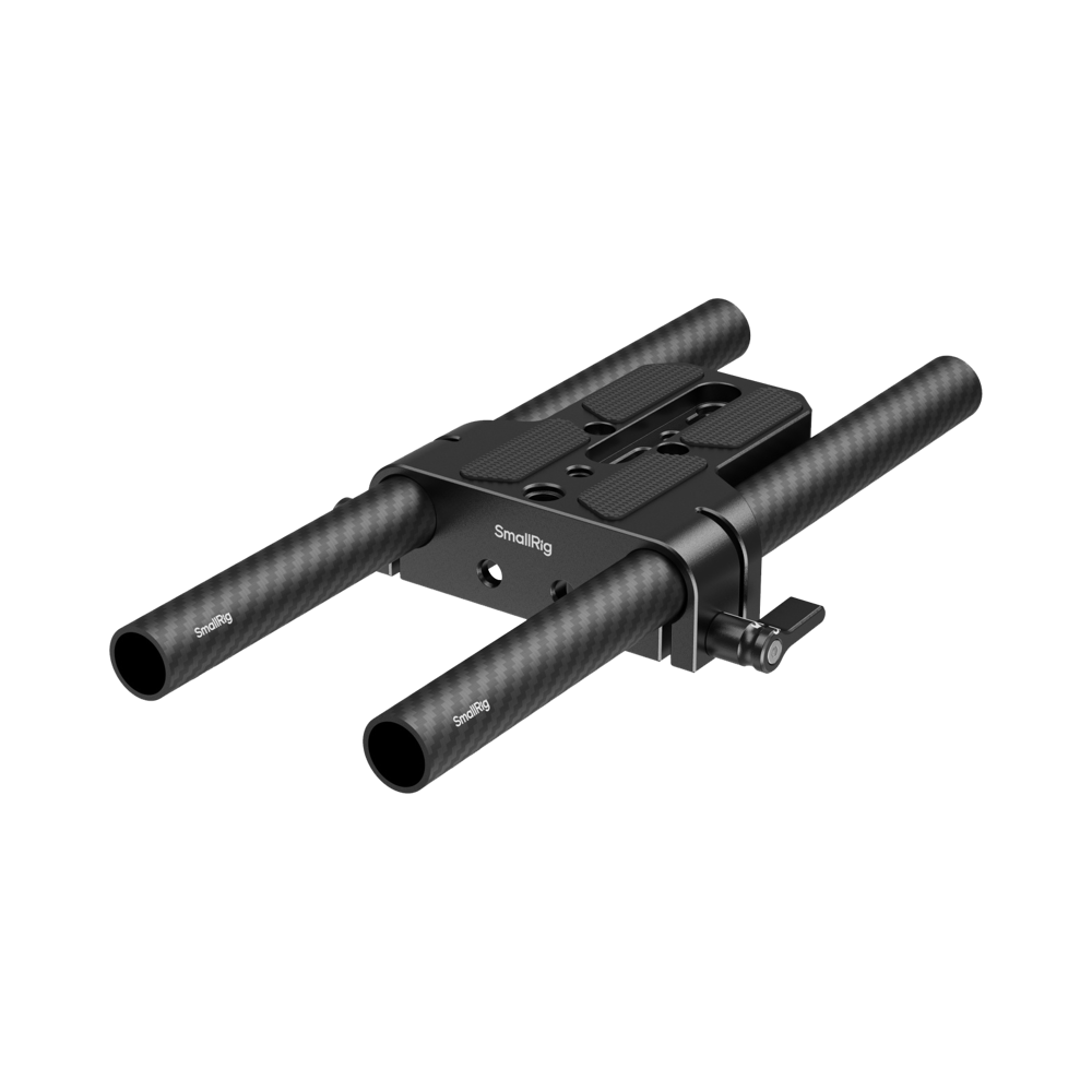 SmallRig 5609 Bottom Mount Plate with Dual 15mm Rod Clamp