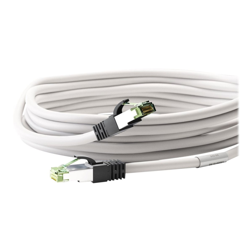 goobay patch-kabel - 25 m - vit