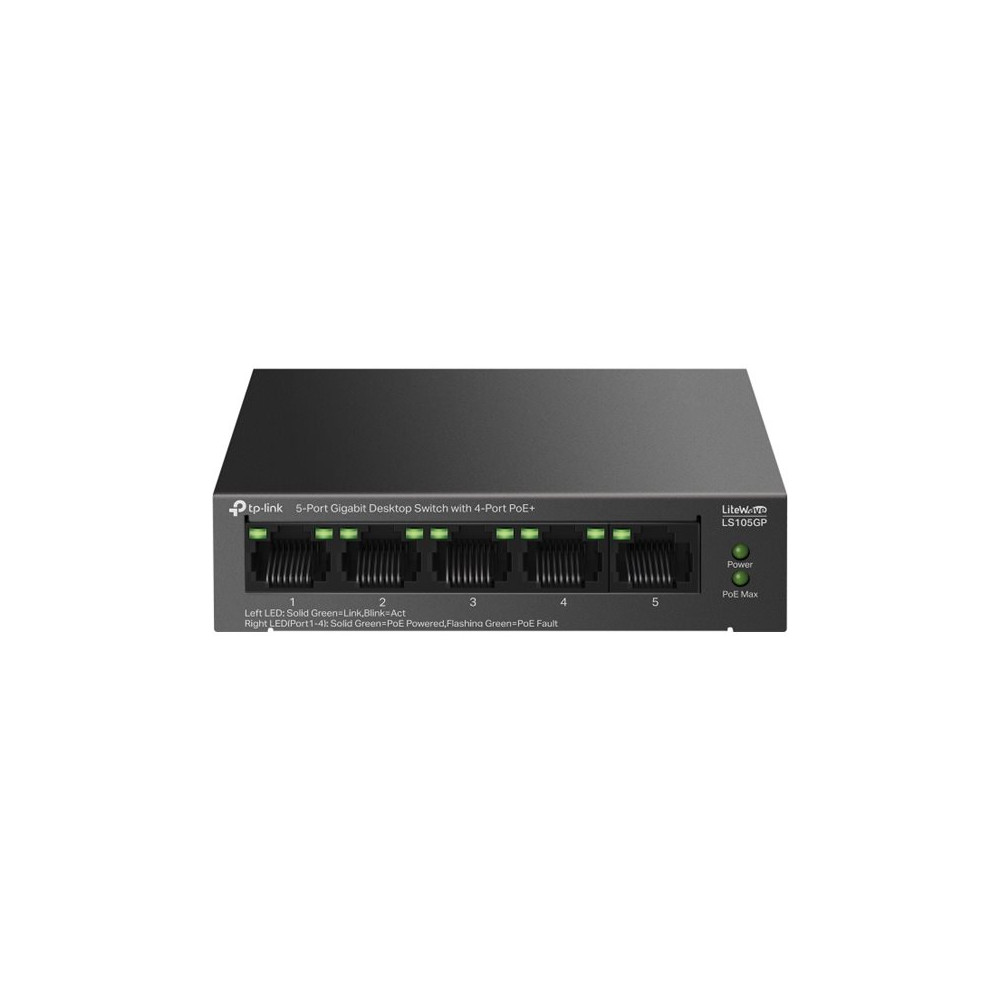 TP-Link LiteWave LS105GP V1 - switch - 5 portar