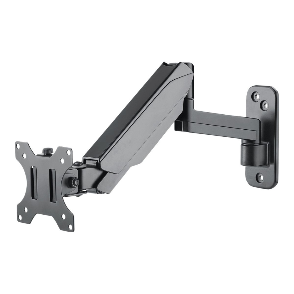 Manhattan TV & Monitor Mount, Wall, Spring Arm, 1 screen, Screen Sizes: 17-32", Black, VESA 75x75 to 100x100mm, Max 8kg,...