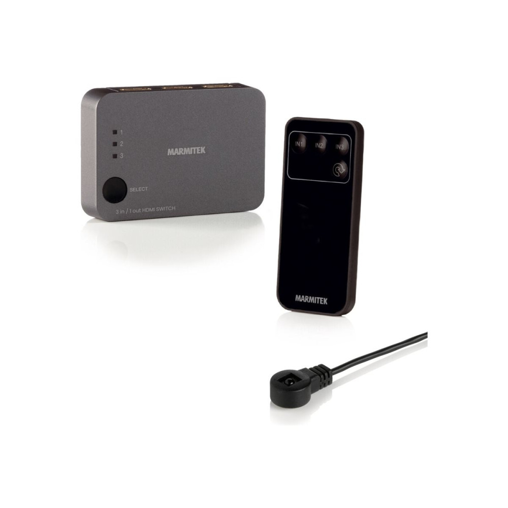 Marmitek Connect 350 UHD 2.0 - video-/ljudomkopplare - 5 portar