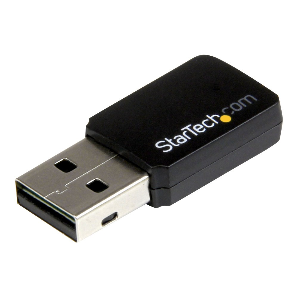 StarTech.com USB 2.0 AC600 trådlös-AC-nätverksadapter med mini dual-band - 1T1R 802.11ac WiFi-adapter - nätverksadapter...