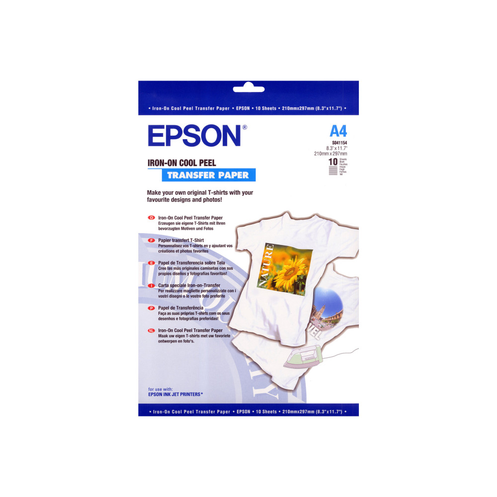 Epson Cool Peel T-Shirt - transfertryck - 10 stk - A4