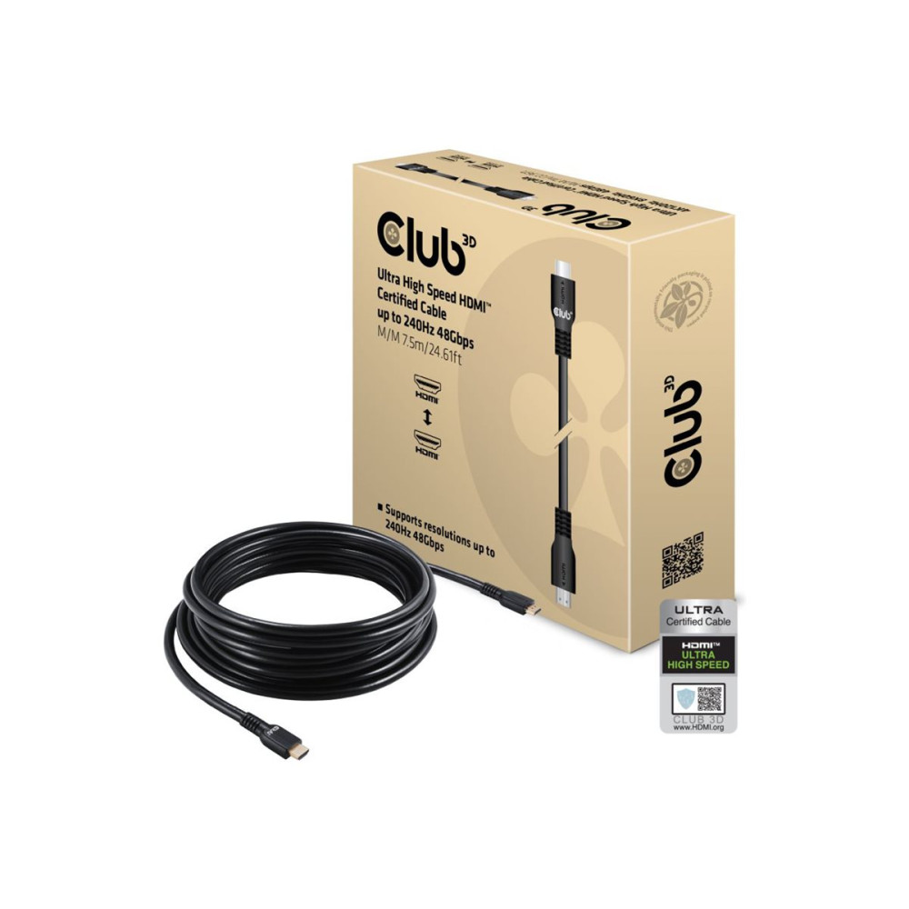 Club 3D HDMI-kabel - 7.5 m