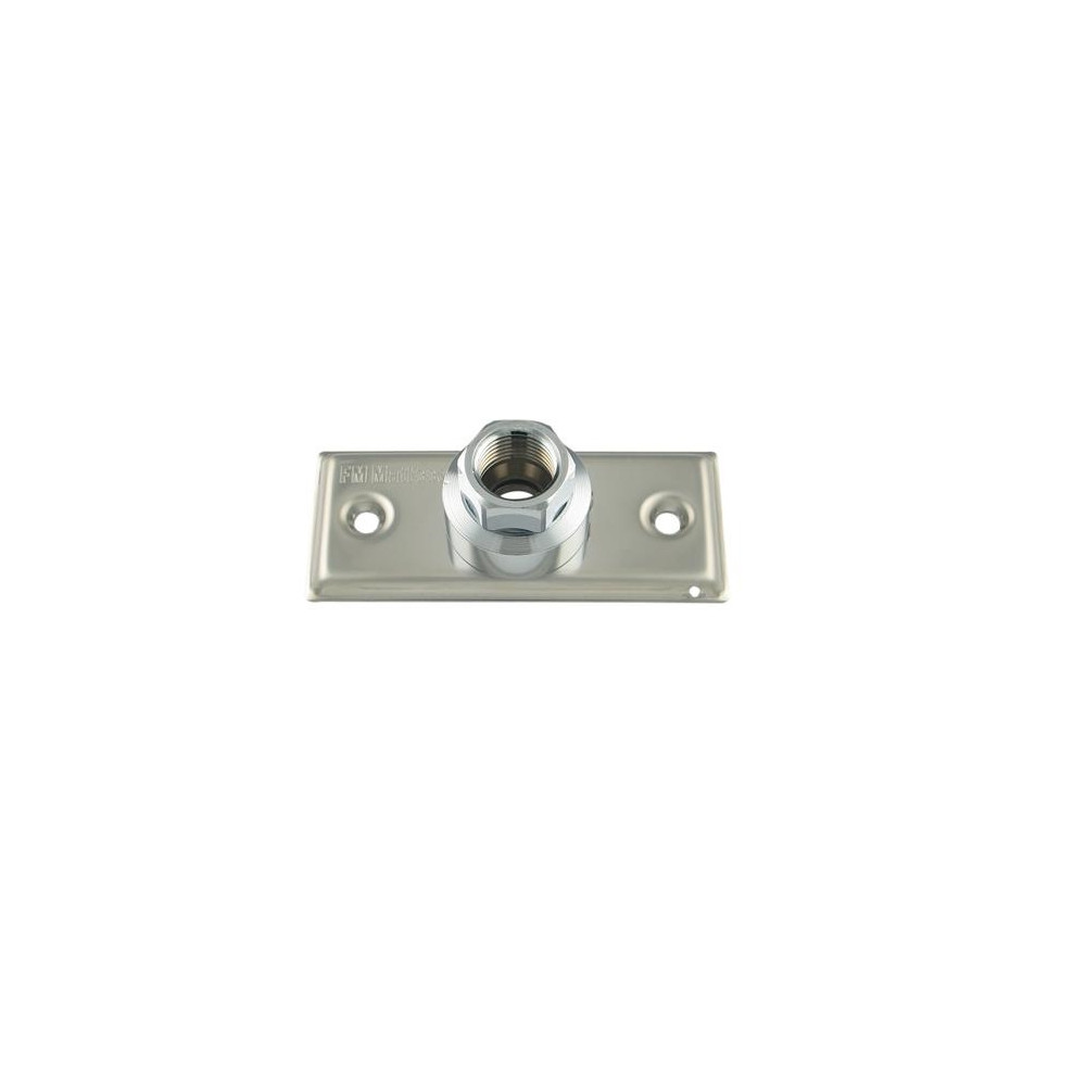 FMM monteringskoppling 15mmx1/2, med lock, Krom, stål, rostf...