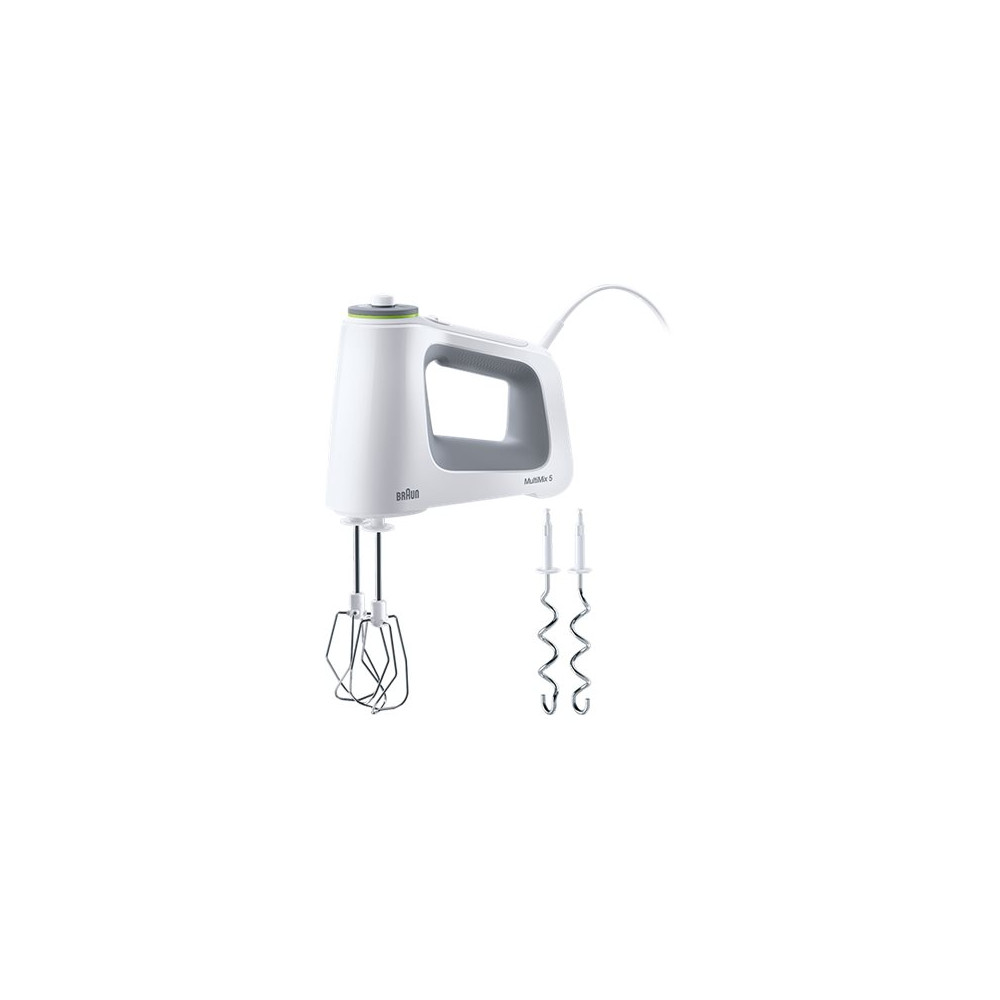 Braun MultiMix 5 HM 5100 WH - handmixer - vit / grå