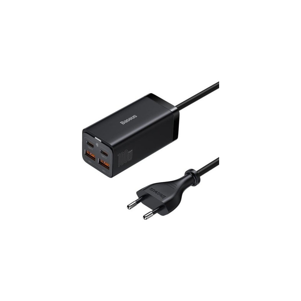 Baseus GaN3 Pro 4 Port 100Watt Adapter 2xUSB-C + 2xUSB-A sor...