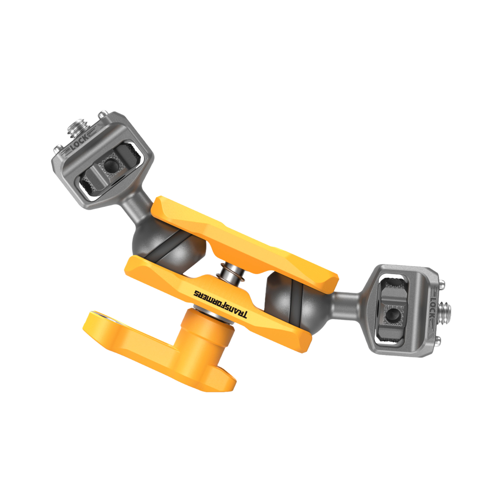 SmallRig 5522 Magic Arm Support with Dual Ball Heads 1/4”-20 Screws（BumbleBee Edition）