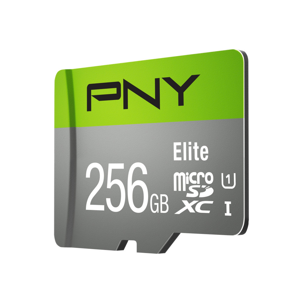 PNY Elite - flash-minneskort - 256 GB - mikroSDXC UHS-I