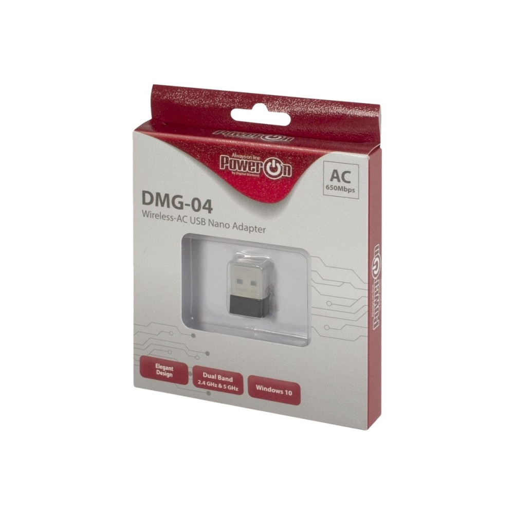 Inter-Tech DMG-04 - nätverksadapter - USB 2.0