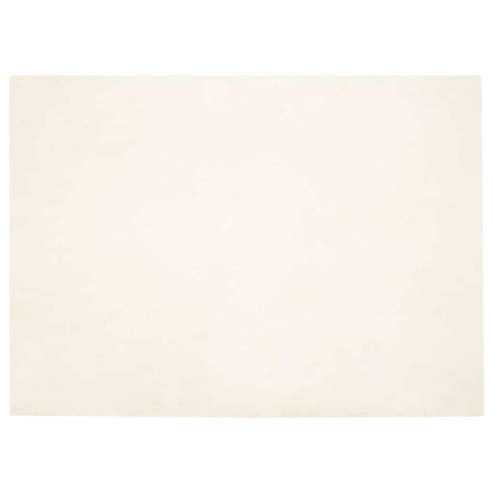 Fusk-kaninpälsmatta Vit 200 x 280 cm Polyester