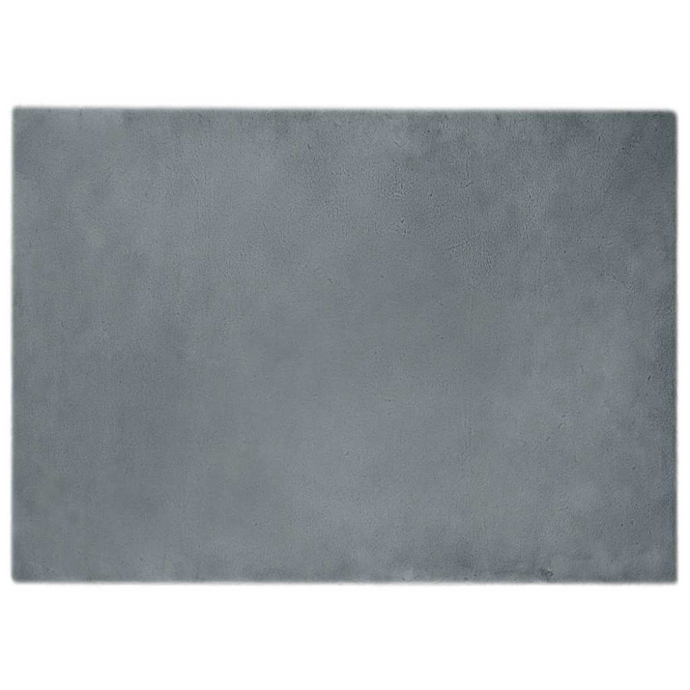 Fusk-kaninpälsmatta Antracit 240 x 340 cm Polyester