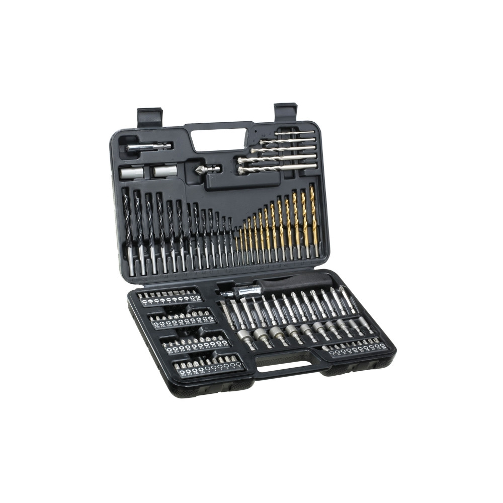 DeWALT DT0109-QZ - borr- och skruvmejselbitsats - för trä, metall, betong - 109 delar