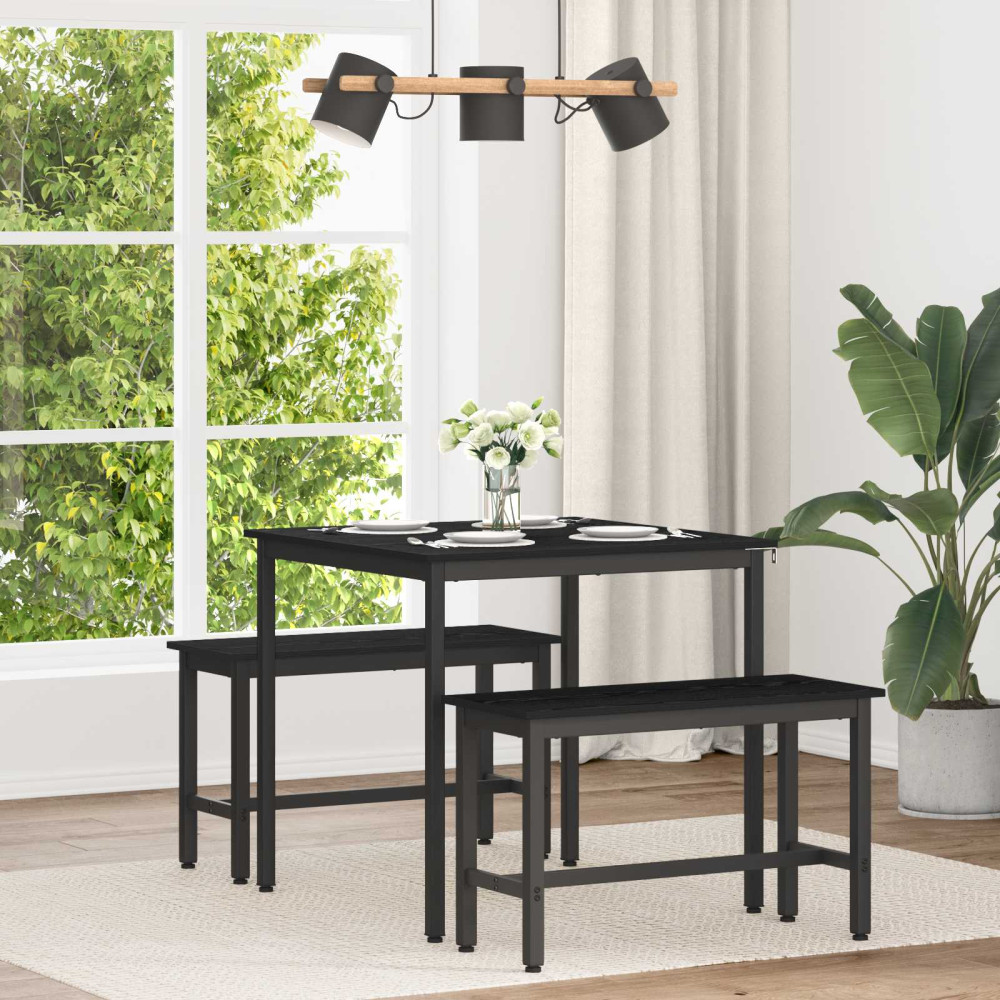 Matbord 80 x 80 x 75 cm METALL