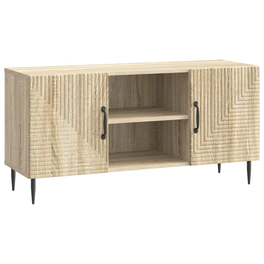 TV-skåp Sonoma-ek 102 x 34,5 x 50 cm Konstruerat trä