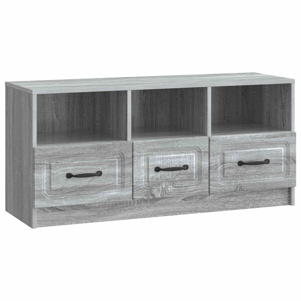 TV-skåp Grå sonoma-ek 102 x 34,5 x 47 cm Konstruerat trä