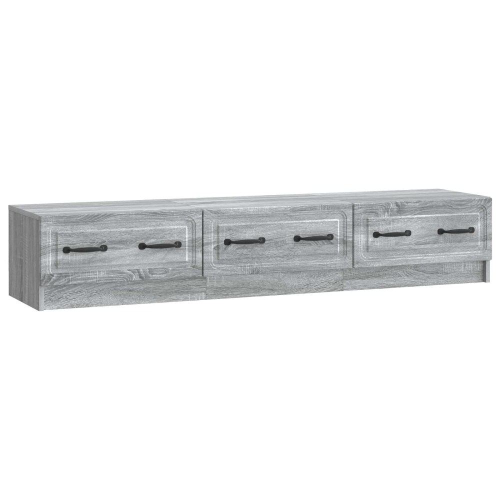 TV-skåp Grå sonoma-ek 147 x 34,5 x 27 cm Konstruerat trä