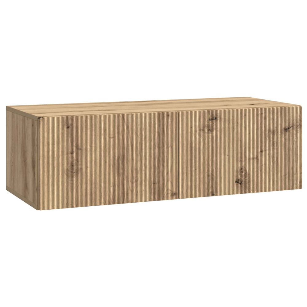 Väggmonterad TV-bänk Artisan-ek 98 x 41 x 30 cm Konstruerat trä