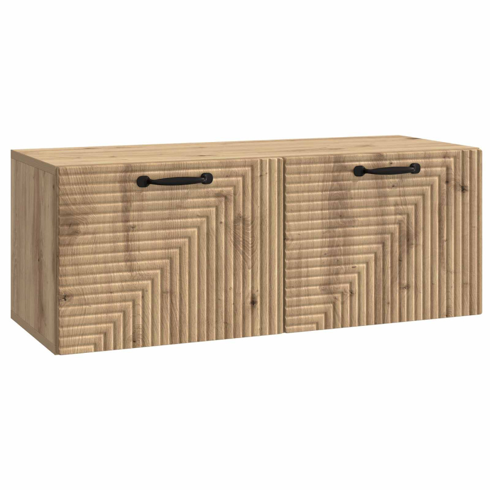 Väggmonterad TV-bänk Väggmonterad Artisan-ek 78,5 x 31 x 30 cm