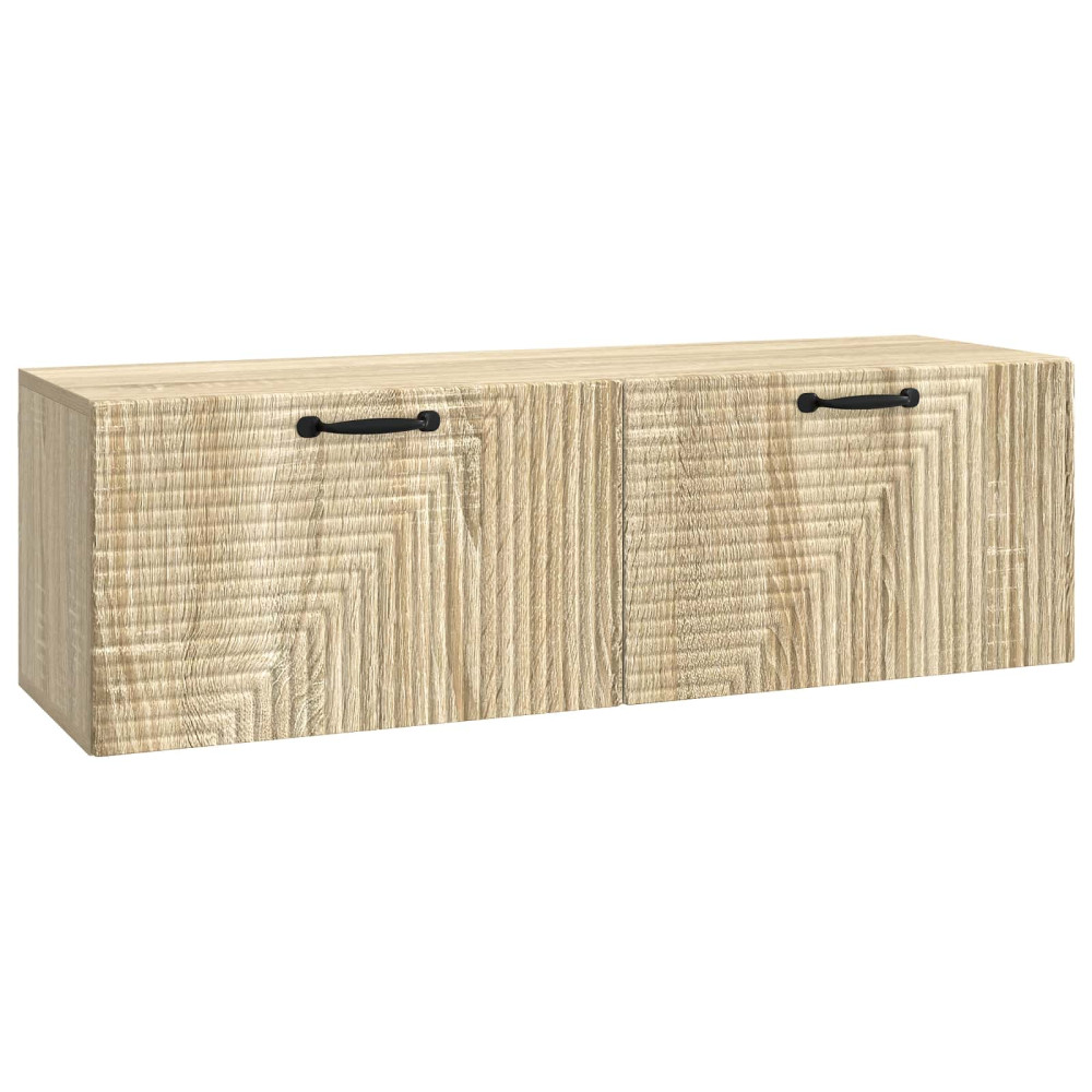 Väggmonterad TV-bänk Sonoma-ek 98 x 31 x 30 cm Konstruerat trä