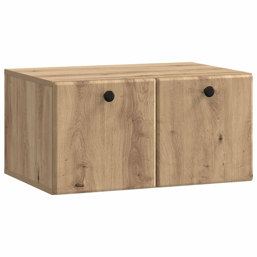 Väggmonterad TV-bänk Väggmonterad Artisan-ek 59,5 x 41 x 30 cm