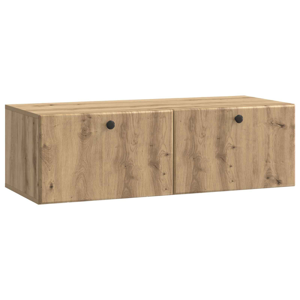 Väggmonterad TV-bänk Artisan-ek 98 x 41 x 30 cm Konstruerat trä