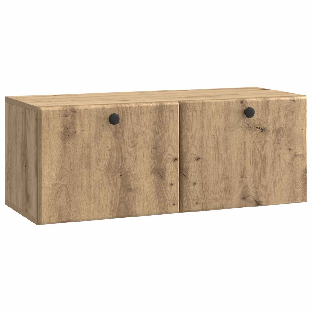 Väggmonterad TV-bänk Väggmonterad Artisan-ek 78,5 x 31 x 30 cm