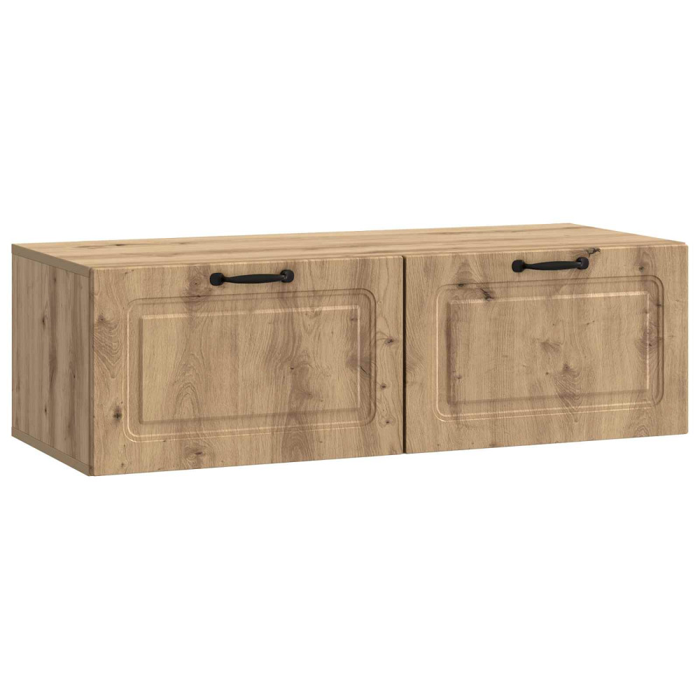 Väggmonterad TV-bänk Artisan-ek 98 x 41 x 30 cm Konstruerat trä