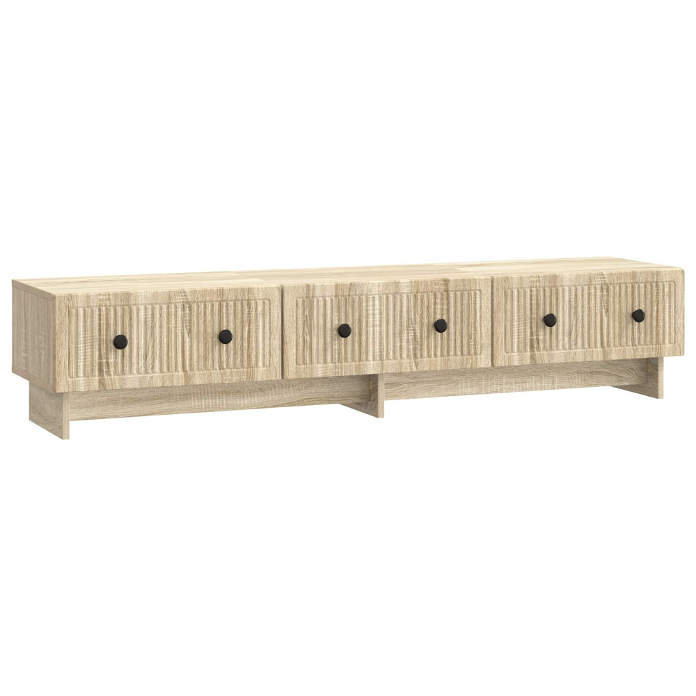 TV-skåp med låda Sonoma-ek 147 x 34,5 x 30 cm Konstruerat trä