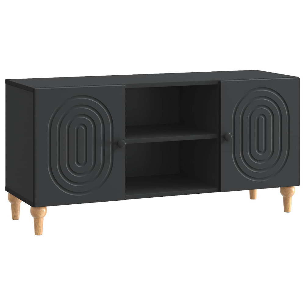 TV-skåp Svart 102 x 34,5 x 50 cm Konstruerat trä