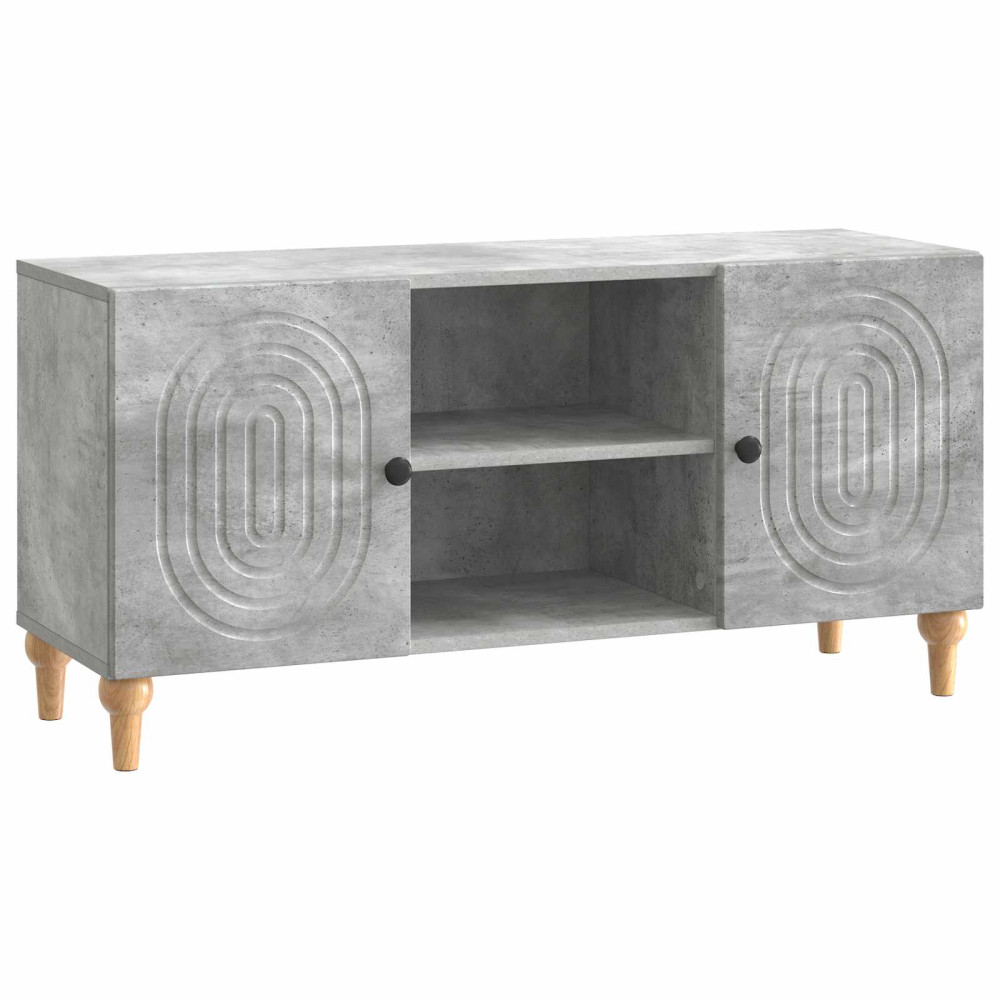 TV-skåp Betonggrå 102 x 34,5 x 50 cm Konstruerat trä