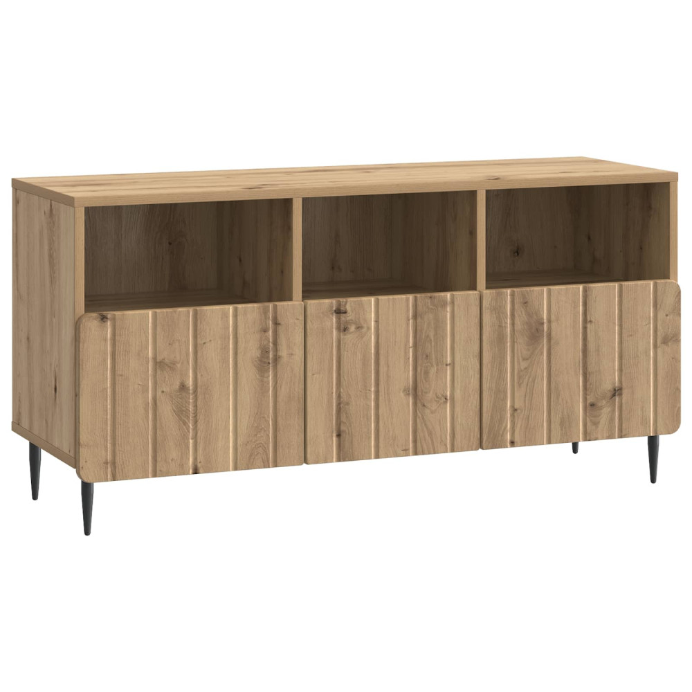 TV-skåp med låda Artisan-ek 102 x 34,5 x 50 cm Konstruerat trä