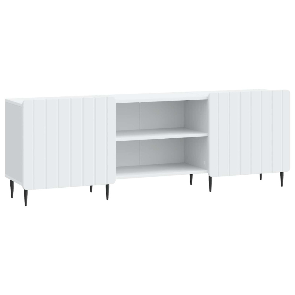 TV-skåp Vit 150 x 31 x 52 cm Konstruerat trä